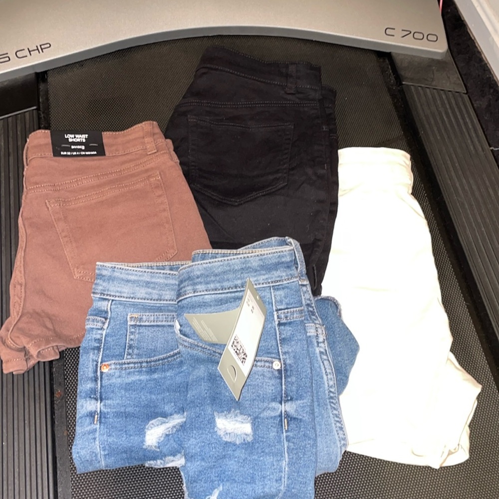 4 pair of shorts